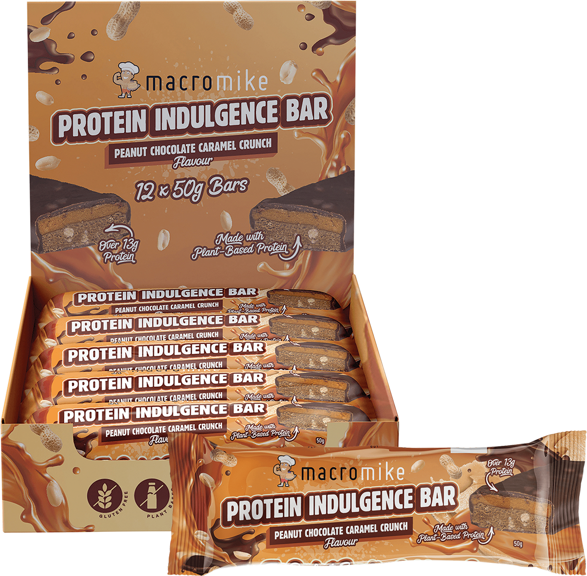 Macro Mike Protein Indulgence Bars – 12x50g