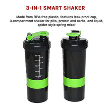 Protein Shaker Bottle Duo – 3-in-1 Blender Cup