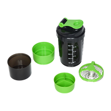Protein Shaker Bottle Duo – 3-in-1 Blender Cup