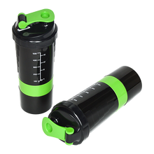 Protein Shaker Bottle Duo – 3-in-1 Blender Cup